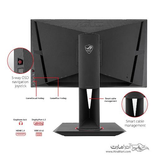 مانیتور ایسوس مدل PG248Q سایز 24 اینچ ASUS ROG SWIFT PG248Q eSports Gaming Monitor - 24 inch