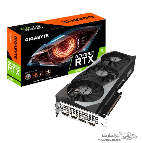 کارت گرافیک گیگابایت مدل GeForce RTX 3070 GAMING OC با حافظه 8 گیگابایت Gigabyte GeForce RTX 3070 GAMING OC 8G Graphics Card