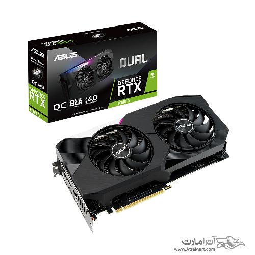 ASUS DUAL-RTX3060TI-O8G Graphics Card