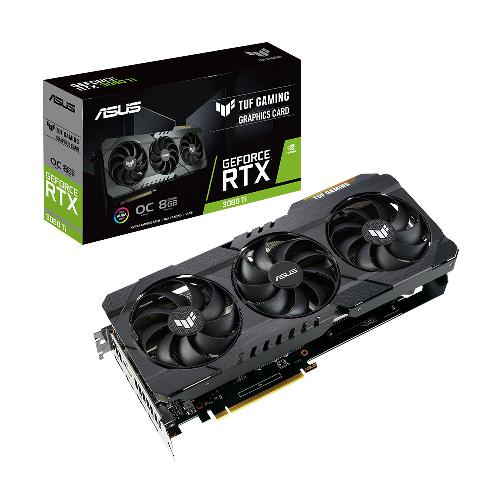 کارت گرافیک ایسوس مدل TUF-RTX3060TI-O8G-GAMING حافظه 8 گیگابایت ASUS TUF-RTX3060TI-O8G-GAMING Graphics Card