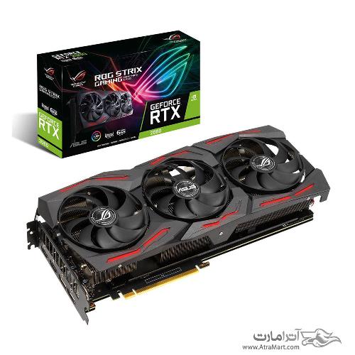 کارت گرافیک ایسوس مدل ROG-STRIX-RTX2060-A6G-EVO-GAMING حافظه 6 گیگابایت Asus ROG-STRIX-RTX2060-A6G-EVO-GAMING Graphics Card