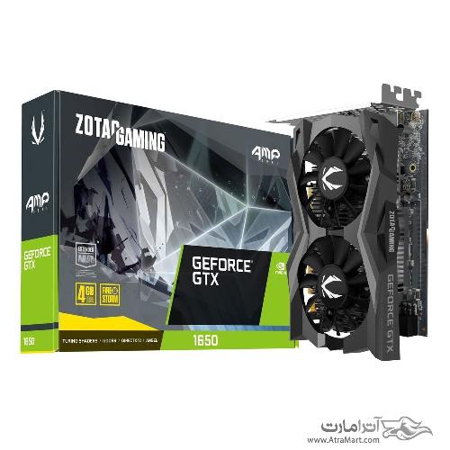 کارت گرافیک زوتک مدل GTX 1650 AMP Core GDDR6 حافظه 4 گیگابایت Zotac GAMING GeForce GTX 1650 AMP Core GDDR6 4GB Graphics Ca