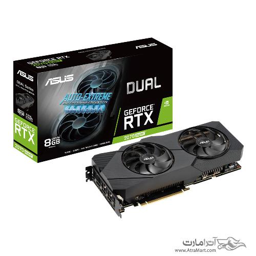 کارت گرافیک ایسوس DUAL-RTX2070S-O8G-EVO حافظه 8 گیگابایت Asus DUAL-RTX2070S-O8G-EVO Graphics Card