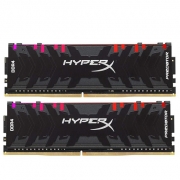 رم دسکتاپ DDR4 دو کاناله 3200 مگاهرتز CL16 کینگستون مدل HyperX Predator RGB ظرفیت 32 گیگابایت KingSton HyperX Predator RGB DDR4 32GB 3200MHz CL16 Dual Channel Desktop RAM