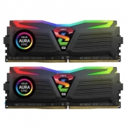 رم دسکتاپ ژل مدل Super Luce RGB دو کاناله DDR4 فرکانس 3200 مگاهرتز حافظه 16 گیگابایت GEIL Super Luce RGB DDR4 3200MHz CL16 Dual Channel Desktop RAM - 16GB