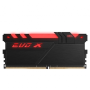 رم دسکتاپ DDR4 تک کاناله 2400 مگاهرتز CL16 ژل مدل EVO X RGB ظرفیت 4 گیگابایت GEIL EVO X RGB DDR4 2400Mhz CL16 Single Channel Desktop RAM - 4GB
