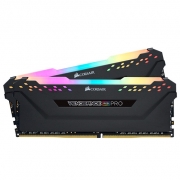 رم دسکتاپ کورسیر مدل VENGEANCE RGB PRO Black دو کاناله DDR4 فرکانس 3200 مگاهرتز حافظه 32 گیگابایت Corsair VENGEANCE RGB PRO Black DDR4 3200MHz CL16 Dual Channel Desktop RAM - 32GB