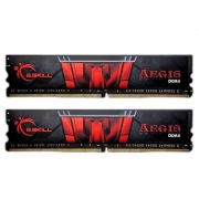 رم دسکتاپ DDR4 دو کاناله 2400 مگاهرتز CL17 جی اسکیل مدل AEGIS ظرفیت 16 گیگابایت G.SKILL AEGIS DDR4 2400MHz CL17 Dual Channel Desktop RAM - 16GB