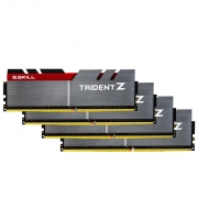 رم دسکتاپ DDR4 چهار کاناله 3200 مگاهرتز CL18 جی اسکیل مدل Trident Z ظرفیت 32 گیگابایت G.SKILL Trident Z DDR4 3200MHz CL18 Quad Channel Desktop RAM - 32GB
