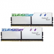 رم دسکتاپ DDR4 دو کاناله 3200 مگاهرتز CL16 جی اسکیل مدل Trident Z Royal RS ظرفیت 32 گیگابایت G.SKILL Trident Z Royal RS DDR4 3200MHz CL16 Dual Channel Desktop RAM - 32GB
