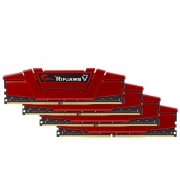 رم دسکتاپ DDR4 چهار کاناله 3200 مگاهرتز CL15 جی اسکیل مدل Ripjaws V ظرفیت 64 گیگابایت G.SKILL Ripjaws V DDR4 3200MHz CL15 Quad Channel Desktop RAM - 64GB