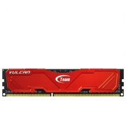 رم دسکتاپ DDR3 تک کاناله 1600 مگاهرتز CL9 تیم گروپ مدل Vulcan ظرفیت 8 گیگابایت Team Group Vulcan DDR3 Single Channel 1600MHz CL9 Desktop RAM - 8GB