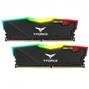 رم دسکتاپ DDR4 دو کاناله 2666 مگاهرتز CL15 تیم گروپ مدل T-Force Delta RGB ظرفیت 16 گیگابایت Team Group T-Force Delta RGB DDR4 Dual Channel 2666MHz CL15 Desktop RAM - 16GB