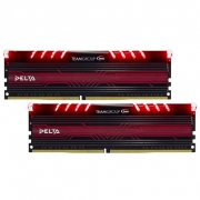 رم دسکتاپ DDR4 دو کاناله 2400 مگاهرتز CL15 تیم گروپ مدل Delta ظرفیت 16 گیگابایت Team Group Delta DDR4 Dual Channel 2400MHz CL15 Desktop RAM - 16GB