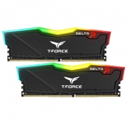 رم دسکتاپ DDR4 دو کاناله 2666 مگاهرتز CL15 تیم گروپ مدل T-Force Delta RGB ظرفیت 16 گیگابایت Team Group T-Force Delta RGB DDR4 Dual Channel 2666MHz CL15 Desktop RAM - 16GB