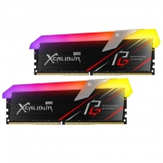 رم دسکتاپ DDR4 دو کاناله 3200 مگاهرتز CL16 تیم گروپ مدل XCALIBUR Phantom Gaming RGB ظرفیت 16 گیگابایت Team Group XCALIBUR Phantom Gaming RGB DDR4 3200MHz CL16 Dual Channel Desktop RAM - 16GB