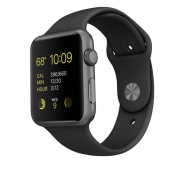 ساعت هوشمند اپل واچ مدل Space Gray Aluminum Case Apple Watch Space Gray Aluminum Case with Black Sport Band Smart Watch
