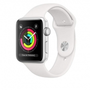 Apple Watch 3 GPS 42mm Silver Aluminum Case With White Sport Band
