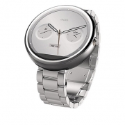 ساعت هوشمند موتورولا مدل موتو 360 (نسل اول) با بند فلزی نقره ای Motorola Moto 360 (1st gen) With 18mm Metal Band Smart Watch