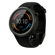 ساعت هوشمند موتورولا مدل موتو 360 اسپرت (نسل اول) Motorola Moto 360 Sport Black Silicone Band (1st gen) Smart Watch