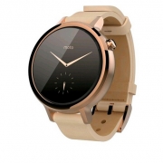 ساعت هوشمند موتورولا زنانه مدل Moto 360 نسل دوم سایز 42 میلیمتر با بند چرمی رزگلد Motorola Moto 360 (2nd Gen) Womens 42mm Rose Gold with Blush Leather Smartwatch