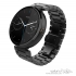 ساعت هوشمند موتورولا مدل Moto 360 سایز 46 میلیمتر با بند فلزی مشکی Motorola Moto 360 Black Metal Band Smartwatch