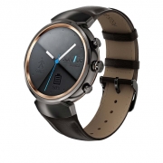 ساعت هوشمند ایسوس زن واچ 3 مدل WI503Q Gunmetal با دستبند قهوه ای تیره چرمی Asus Zenwatch 3 WI503Q Gunmetal With Dark Brown Leather Band