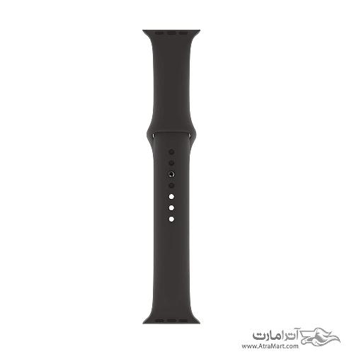 ساعت هوشمند اپل واچ 3 مدل Space Gray Aluminum Case با دستبند خاکستری اسپرتی Apple Watch Series 3 GPS 38mm Space Gray Aluminum Case With Gray Sport Band