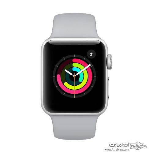 Apple Watch Series 3 GPS 42mm Silver Aluminium Case with Fog Sport Band