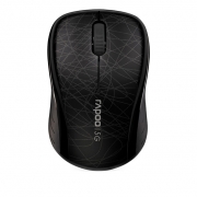 Rapoo 3100p Wireless Optical Mouse Black