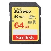 SanDisk Extreme UHS-I U3 Class 10 90MBps 600X SDXC - 64GB