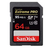 SanDisk Extreme Pro Class 10 UHS-I U3 V30 95MBps 633X SDXC - 64GB