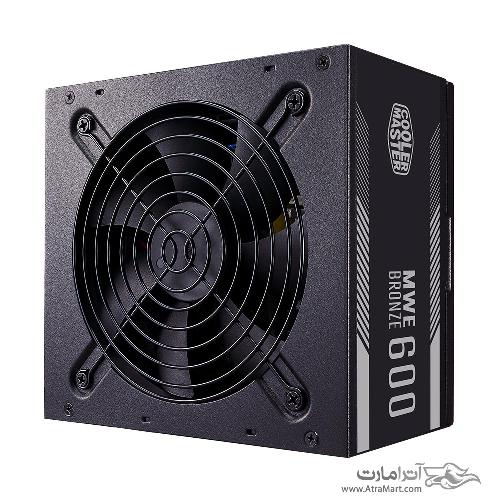 منبع تغذیه کولر مستر مدل MWE Bronze 600W cooler master MWE Bronze 600W Power Supply