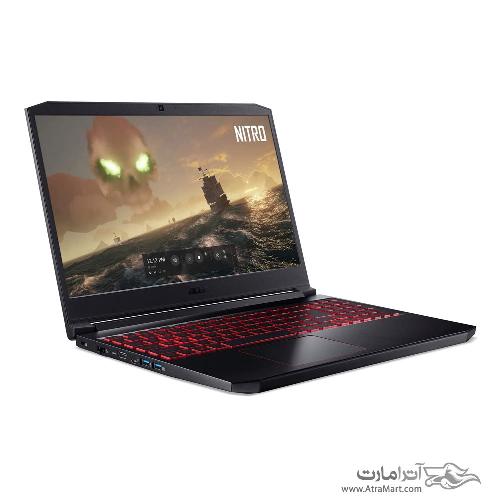 لپ تاپ ایسر مدل Nitro 7 AN715 گرافیک 6 گیگابایت Acer Nitro 7 AN715 Core i7 24GB 1TB SSD 6GB 1660TI Full HD Laptop