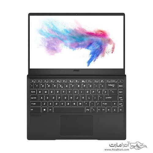 لپ تاپ ام اس آی مدل Modern 14 B10RBSW گرافیک 2 گیگابایت MSI Modern 14 B10RBSW Core i7 10510U 8GB 512GB SSD 2GB Full HD Laptop