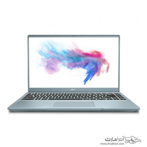 لپ تاپ ام اس آی مدل Modern 14 B10RBSW گرافیک 2 گیگابایت MSI Modern 14 B10RBSW Core i7 10510U 8GB 512GB SSD 2GB Full HD Laptop