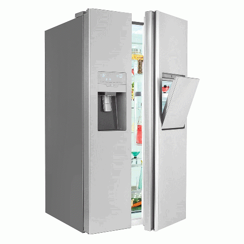 یخچال و فریزر ساید بای ساید 35 فوت اسنوا مدل SN8-2350SS Snowa SN8-2350SS Side By Side Refrigerator
