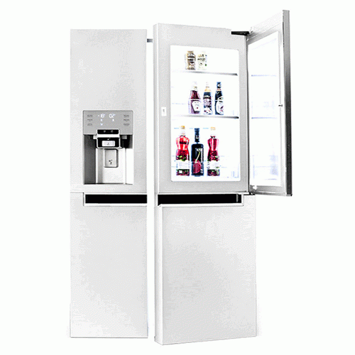 یخچال و فریزر ساید بای ساید 32 فوت دوو مدل D4S-0034MW Daewoo D4S-0034MW Side By Side Refrigerator