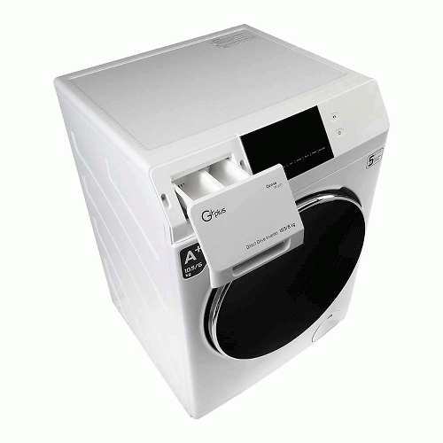 ماشین لباسشویی جی پلاس مدل GWM-KD1049S ظرفیت 10.5 کیلوگرم G Plus GWM-KD1049S Washing Machine 10.5KG