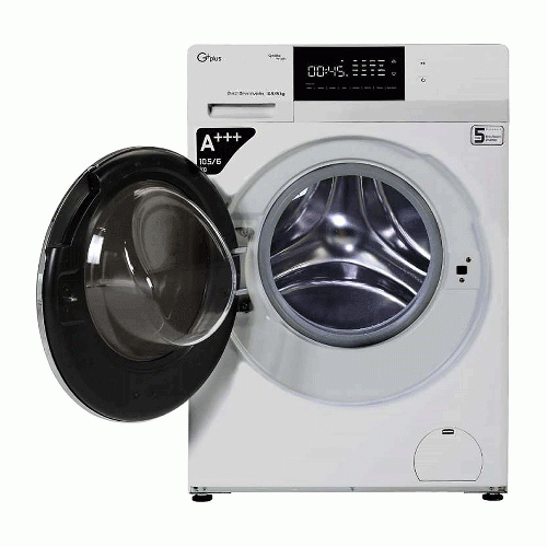 ماشین لباسشویی جی پلاس مدل GWM-KD1049S ظرفیت 10.5 کیلوگرم G Plus GWM-KD1049S Washing Machine 10.5KG