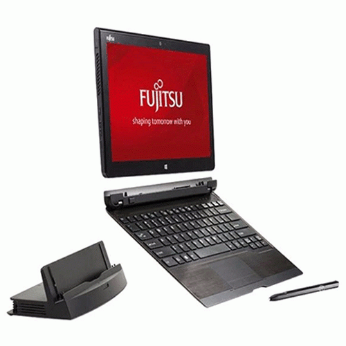 لپ تاپ دست دوم فوجیتسو Q704 X360 گرافیک اینتل HD fujitsu E3450 core i7 4TH/Ram 8GB/256SSD/intel HD/Laptop used