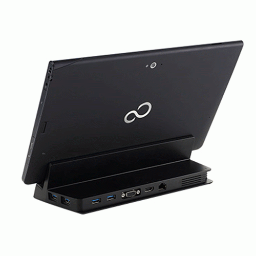 لپ تاپ دست دوم فوجیتسو Q704 X360 گرافیک اینتل HD fujitsu E3450 core i7 4TH/Ram 8GB/256SSD/intel HD/Laptop used