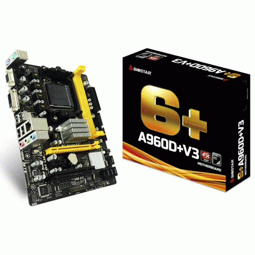 Biostar A960D+V3 Motherboard Used