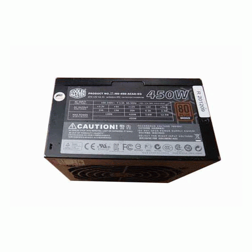 Cooler Master 450w RS Power Used